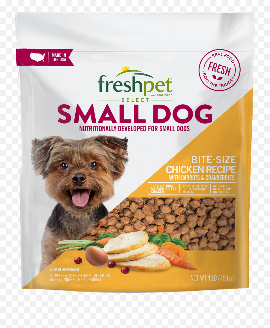 Freshpet Select Chicken Carrot U0026 Cranberry Small Dog Food - Freshpet Dog Food Small Dog Emoji,Pet Emotions Chart