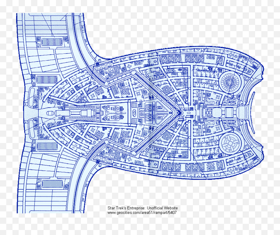 Blueprint Schematic Of Deck 36 Of Uss Enterprise Ncc - 1701 D Main Engineering On The Enterprise D Emoji,Spock's Emotions