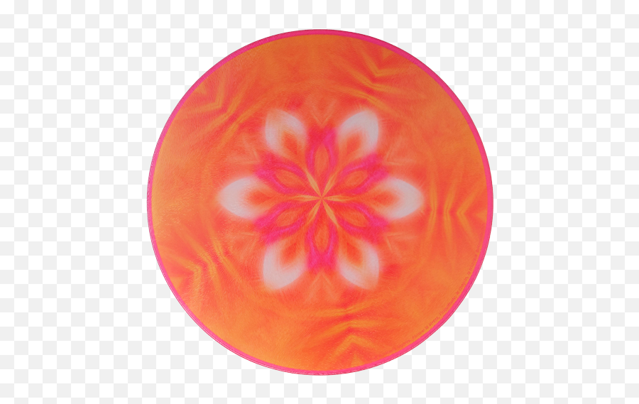 Mandala For A Light Life And Emotions Round Energising Plate - Ahp Emoji,Emotions Of Cheese