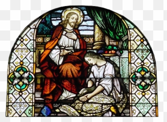 A Special Holy Chrism Essential Oil - Anointing Of Jesus Stained Glass Emoji,Stained Glass Emotions