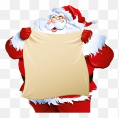 Santas List Png Pic - Santa Claus Png Emoji,Christmas Emoji List