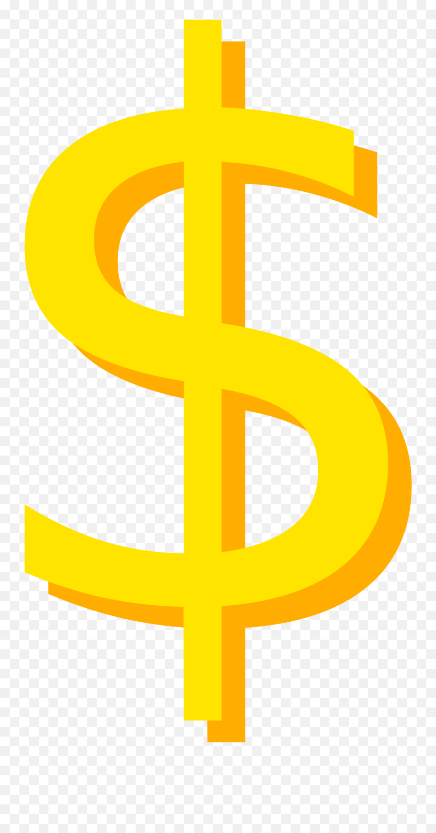 Dollar Symbol Gold - Yellow Dollar Sign Transparent Emoji,Wiki Color Emotion