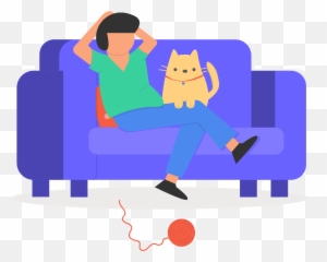 Balwearie High School - Chilling On Couch Cartoon Emoji,How To Get Emojis On S3s