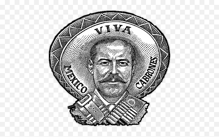 Panchovilla Sticker - Sketch Pancho Villa Drawings Emoji,Pancho Villa Emoji