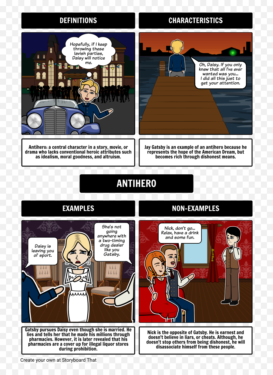 The Hero Archetype Literary Hero Definition U0026 Activities - Jay Gatsby Anti Hero Emoji,Greek Living Emotion Though Fiction