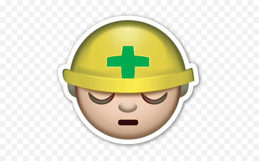 Construction Worker Emoji,Construction Emoji