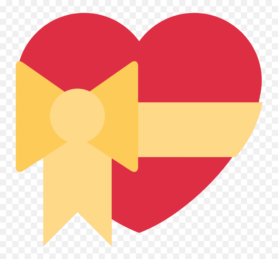 Heart With Bow - Gift Heart Emoji,Japanese Bow Emotions