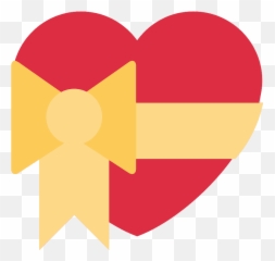 Heart With Bow - Gift Heart Emoji,Japanese Bow Emotions