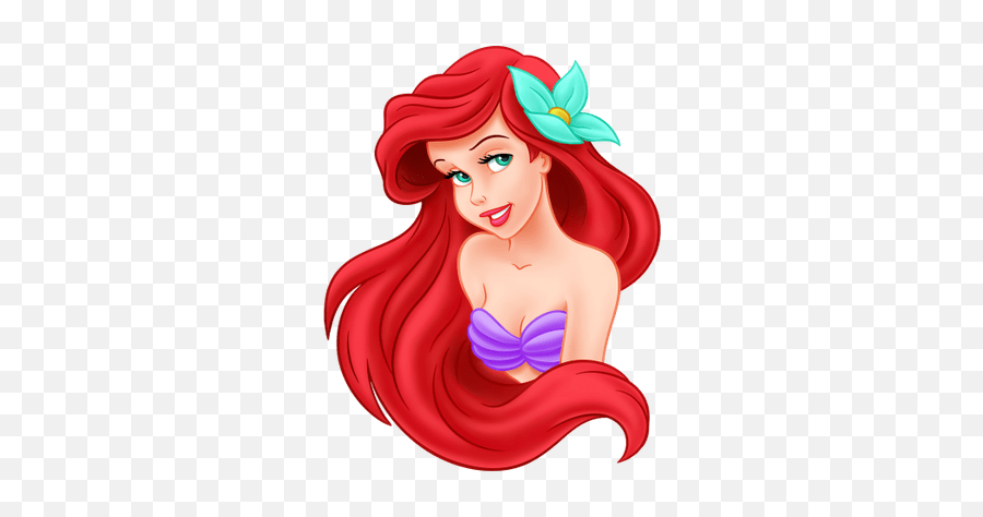 Little Mermaid Face Close Up Png Hd Transparent Background Emoji,Little Mermaid In Emojis