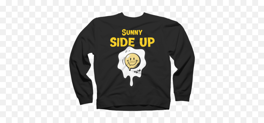 Best Black Crewnecks Design By Humans - Sweater Emoji,Hisoka Emoticons