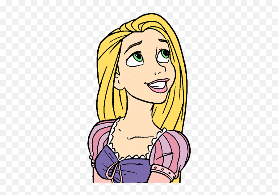 Rapunzel Clipart Face Rapunzel Face - Disney Princess Faces Clip Art Emoji,Tangled Emoji