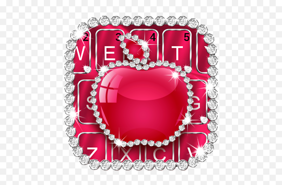 Red Cherry Blush Apple Keyboard Theme On Google Play Reviews - Girly Emoji,Blush Emoji Android