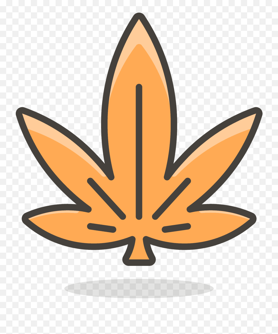 Maple Leaf Emoji Clipart - Marijuana Icon,Leaf Emoji