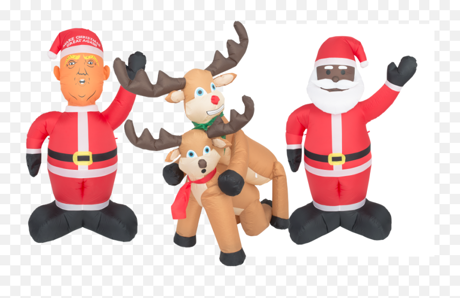 Amazoncom Costume Agent Inflatable Indoor And Outdoor Emoji,Blinking Lights Reindeer Emoticon Christmas