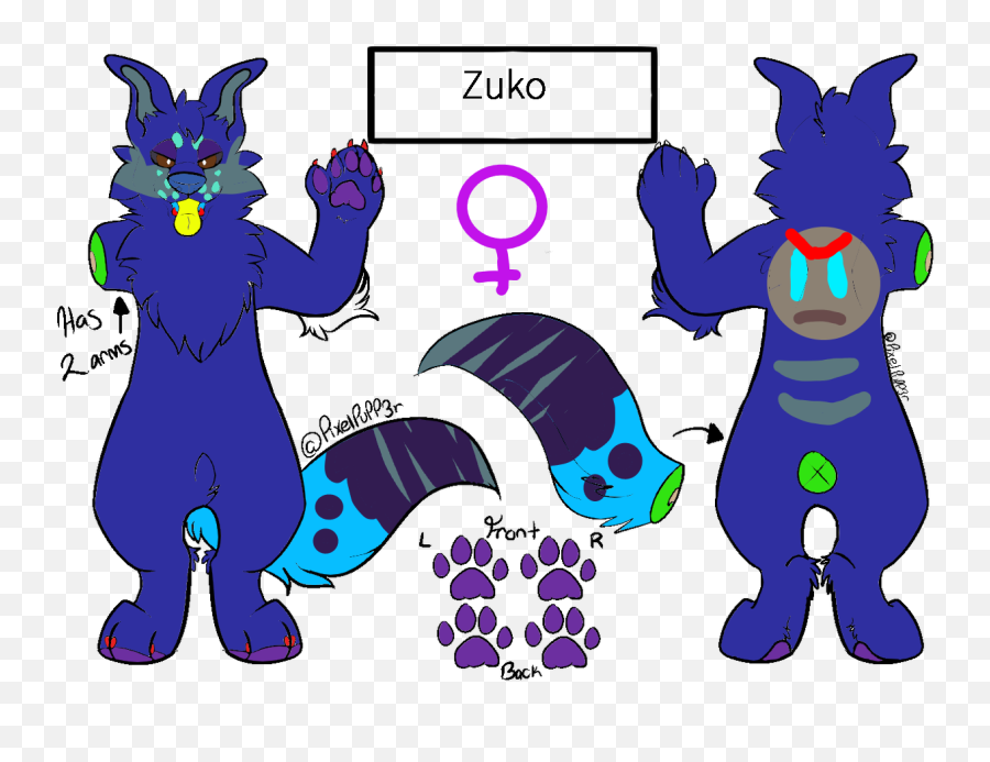 Update Of Zukou0027s Reference Sheet By Zuko - Thewolf3 Fur Emoji,Oc Wolf Emotions Reference