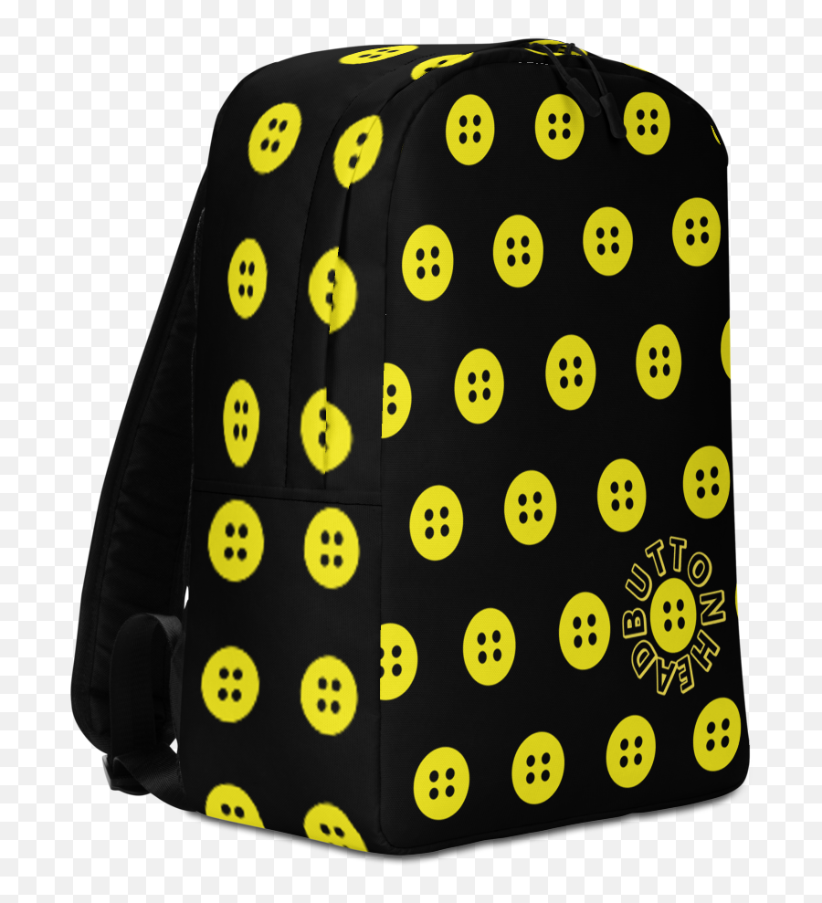 On The Run Black And Yellow Backpack Buttonhead Clothing Emoji,Backpack Emoji