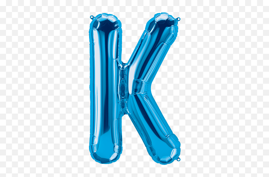 Blue Letter K 34 Balloon Emoji,Skull Emoji K/