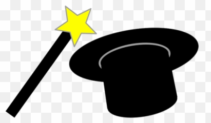 Magic Wand And Hat Public Domain Vectors Emoji,Magic Wand Emoji