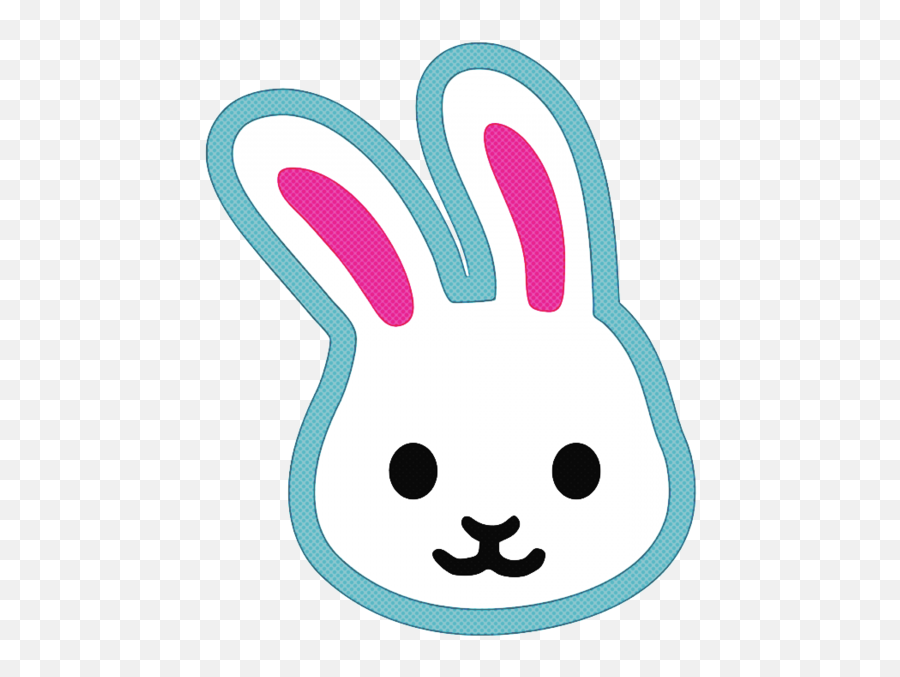 Rabbit Emoji Easter Bunny Cartoon Pink For Easter - 700x700,Emoji With Long Nose
