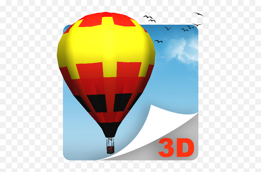 Air Balloon In Sky 3d Live Theme - Hot Air Ballooning Emoji,Red Balloon Emoji