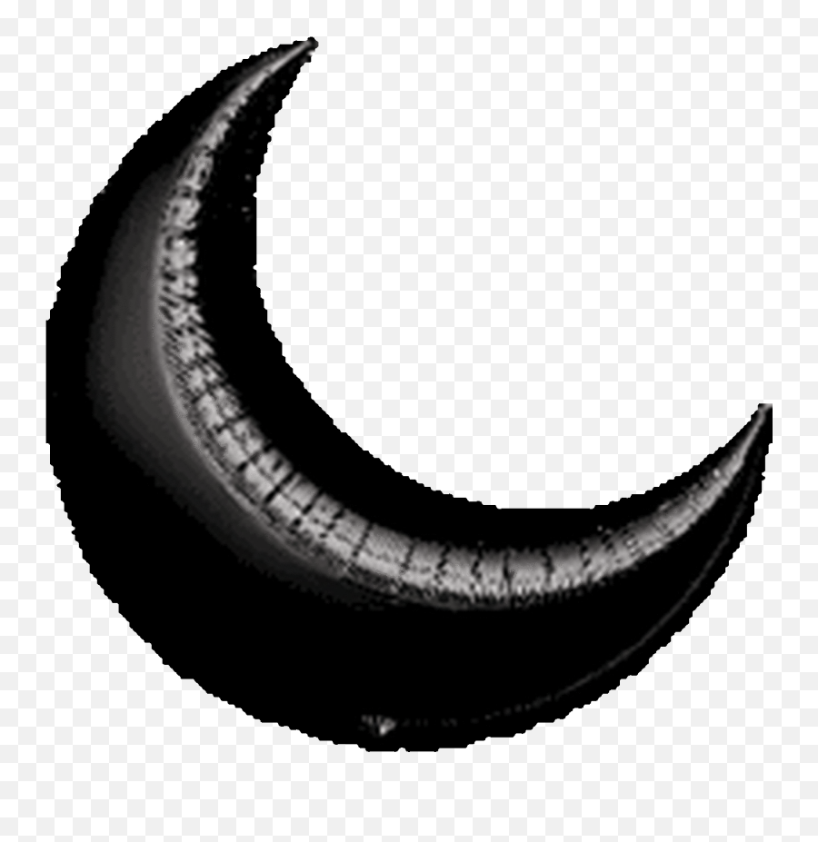 Crescent Moon Black - Purple Crescent Moon Emoji,Dark Moon Face Emoji