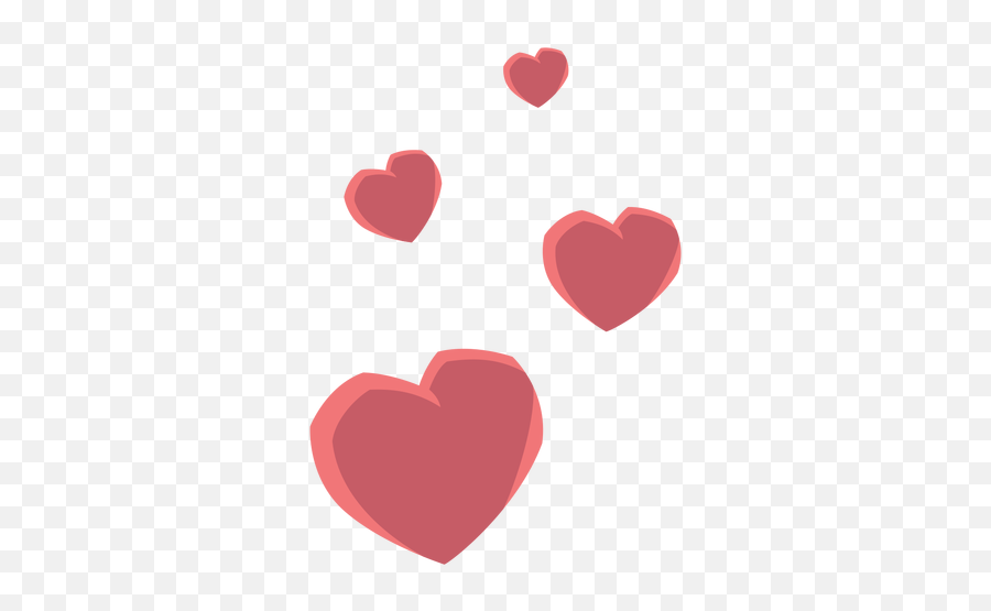 Heart Four Love Flat - Transparent Png Amor Png Emoji,Heart Emoji Spam