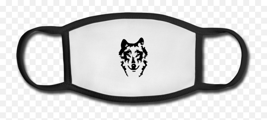 Details About Wolf Image Cotton Washable Reusable Face Mask - Cloth Face Mask Emoji,Theater Mask Emoji