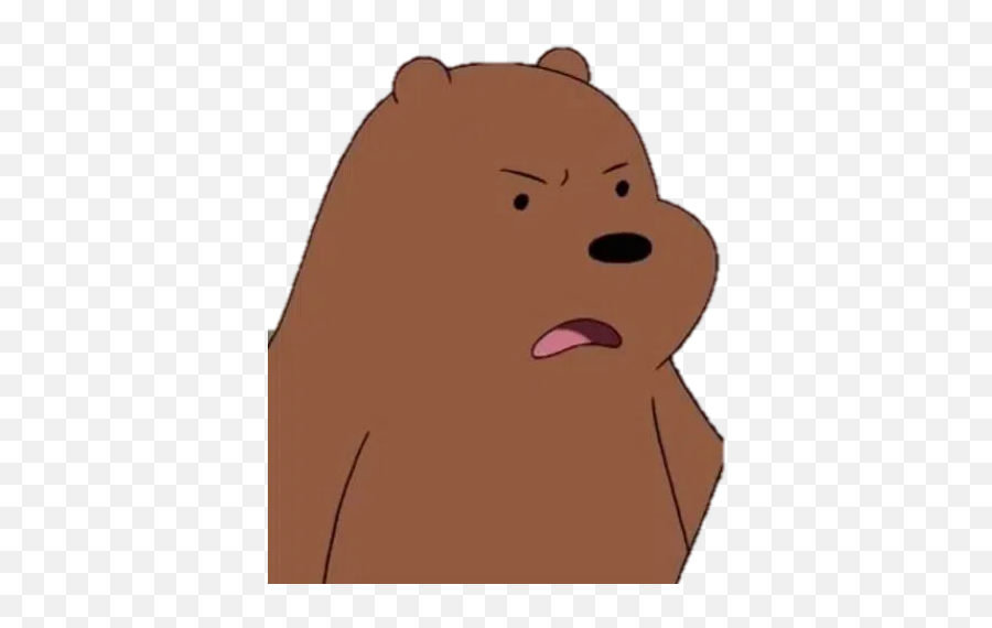 We Bear Bears Whatsapp Stickers - Big Emoji,We Bare Bears Emoji