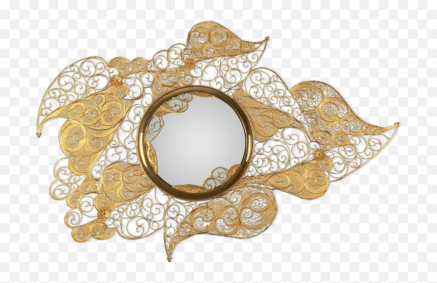 Wall Mirrors That Are Worth A Second Look - Filigree Mirror Boca Do Lobo Emoji,Emotion Mirrors