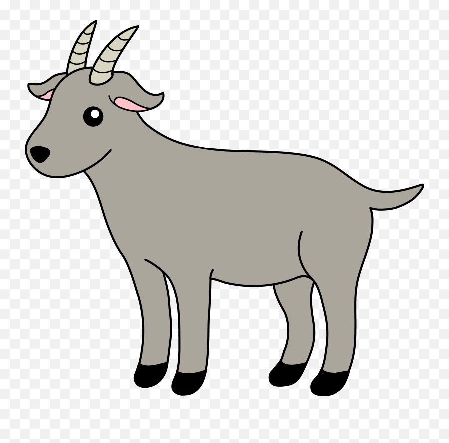 Clipart Goat Clipart Goat Transparent - Grey Goat Clipart Emoji,Goat And Tea Emoji