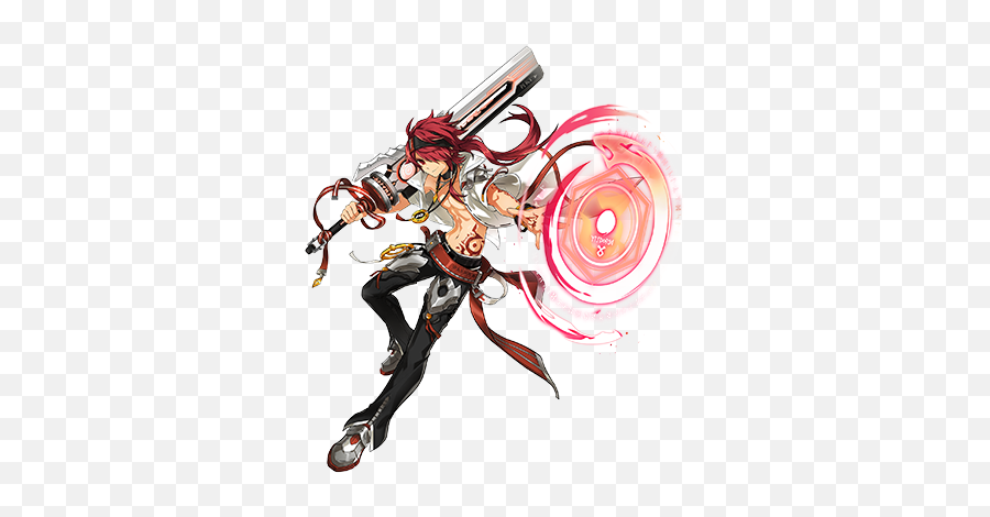 Elsword Playable Characters 1 - Rune Master Elsword Emoji,Elsword Emotion Commands