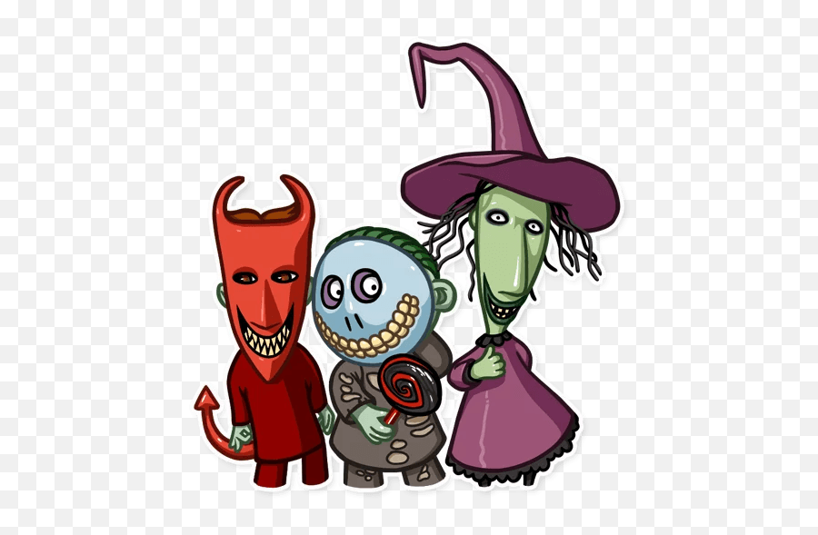 The Nightmare Before Christmas - Telegram Sticker Nightmare Before Christmas Kids Stickers Emoji,Nightmare Before Christmas Emoji Download