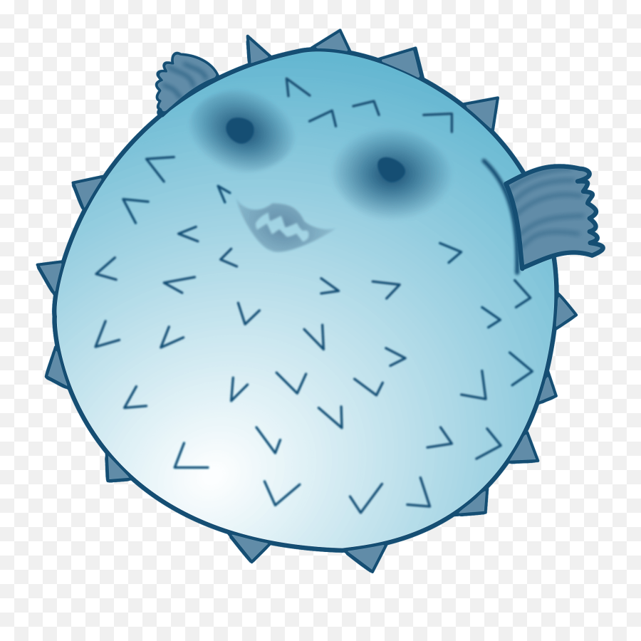 Blowfish Clipart - Clipart Puffer Fish Realistic Emoji,Pufferfish Emoji