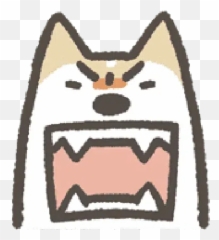 Shibaemoji Whatsapp Stickers - Stickers Cloud Fictional Character,Fang Emoji