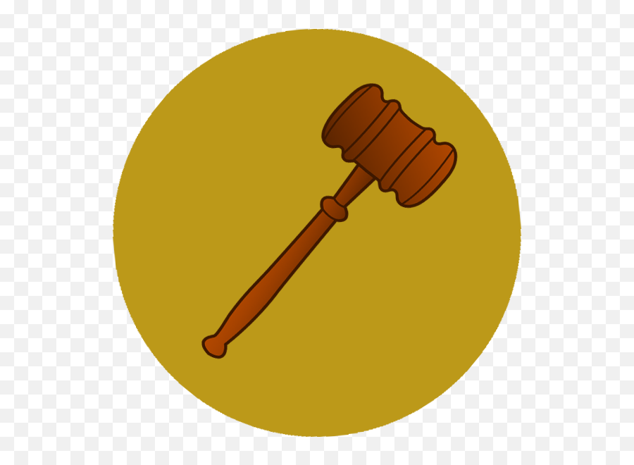 Gavel Clipart Club Officer Gavel Club - Mallet Emoji,Is There A Gavel Emoji