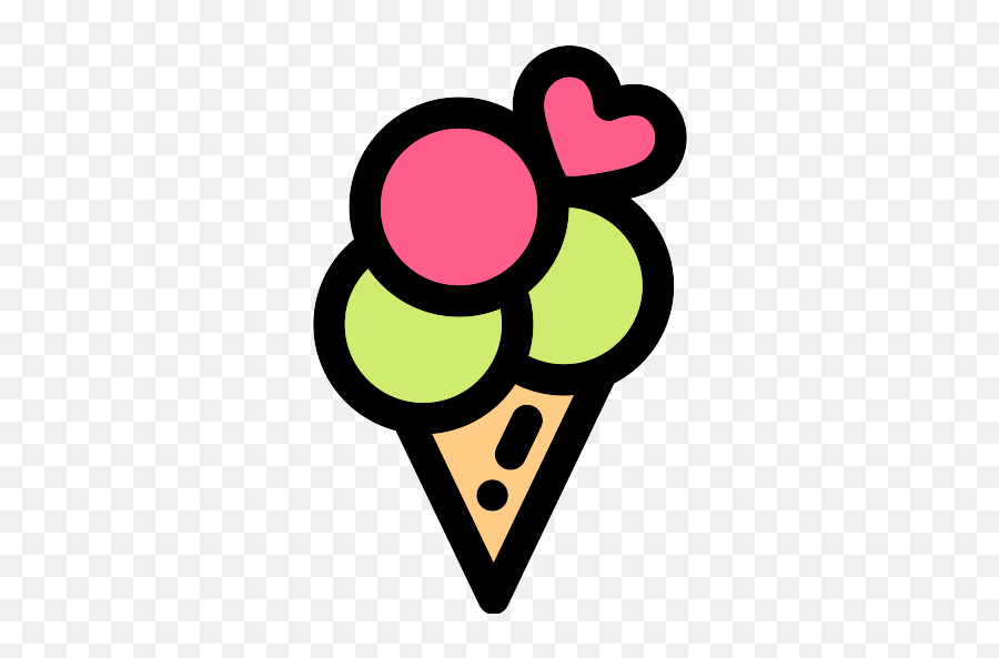 Ice Cream Summer Vector Svg Icon 5 - Png Repo Free Png Icons Dot Emoji,Summer Emoji Transparent