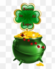 Immagini Divertenti Gif In Bocca Al Lupo - St Day Free Vector Emoji,Emoticon Ridere A Crepapelle