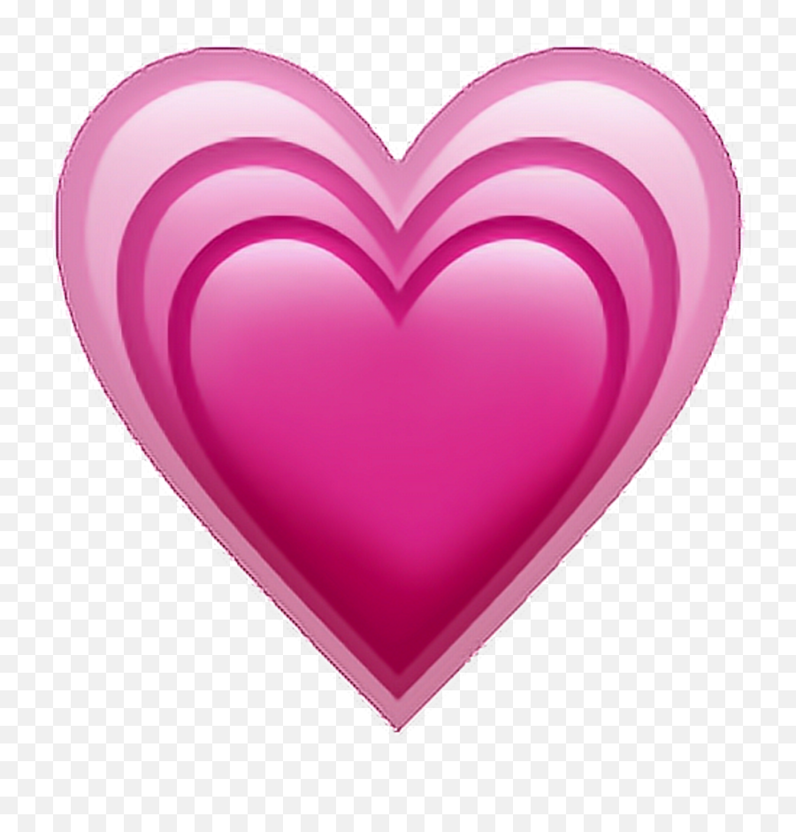 Love Pink Heart Emoji Png Photos Png Mart - Iphone Heart Emoji Png,Love Emoji