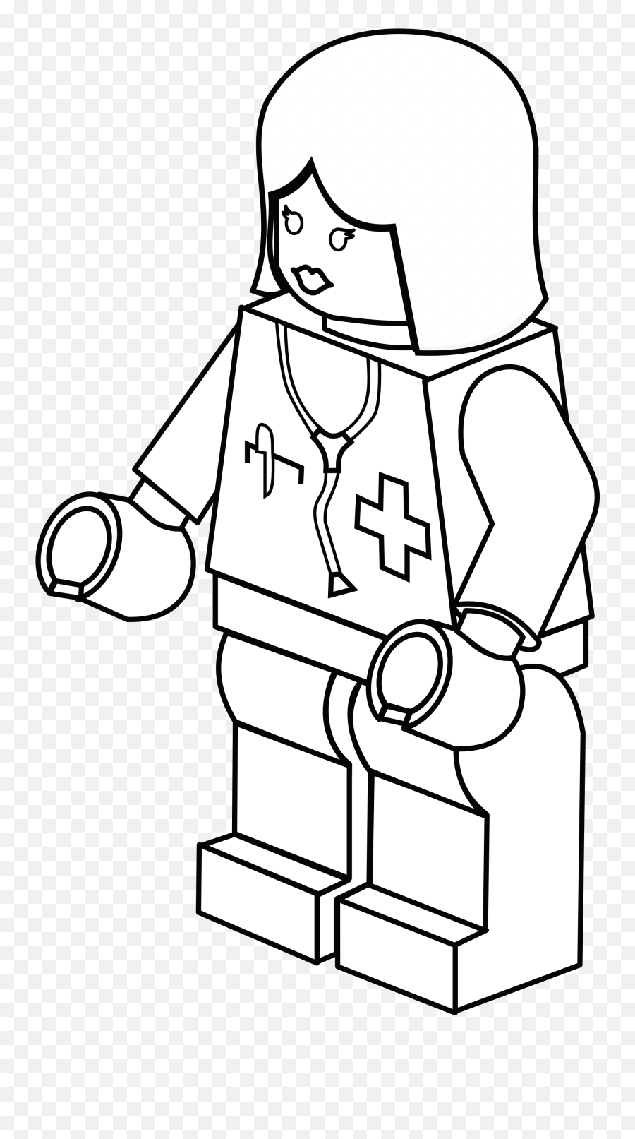 Legos Clipart Construction Lego Legos - Lego Doctor Coloring Page Emoji,Emoji Classroom Decorations