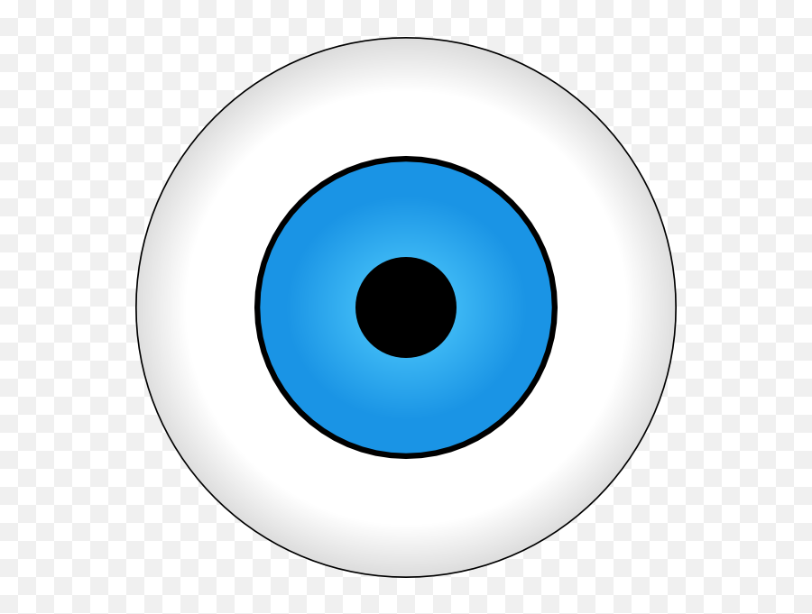Eyes Eye Clip Art Free Clipart - Blue Cartoon Eye Emoji,Shocked Eyeball Emoji