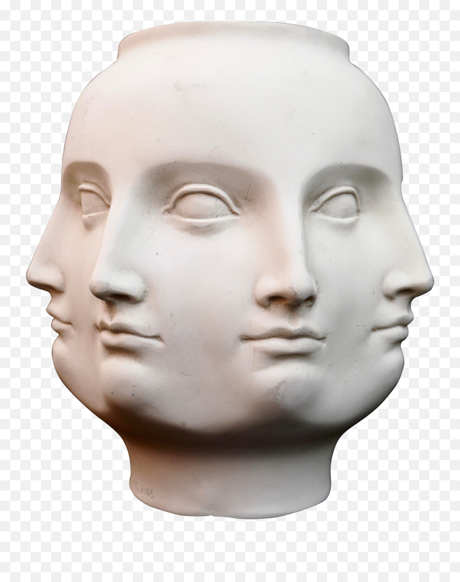 Original Tms 2005 Vitruvian Fornasetti Style Perpetual Face - Perpetual Face Vase Emoji,Wildstar Perpetual Emotion