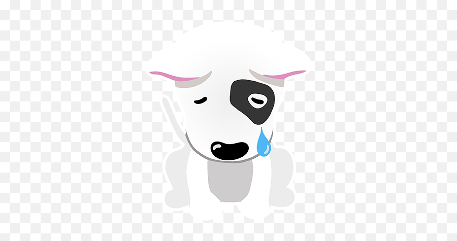 Cute Doggies By Luis Maldonado - Dot Emoji,Husky/border Collie Emoji