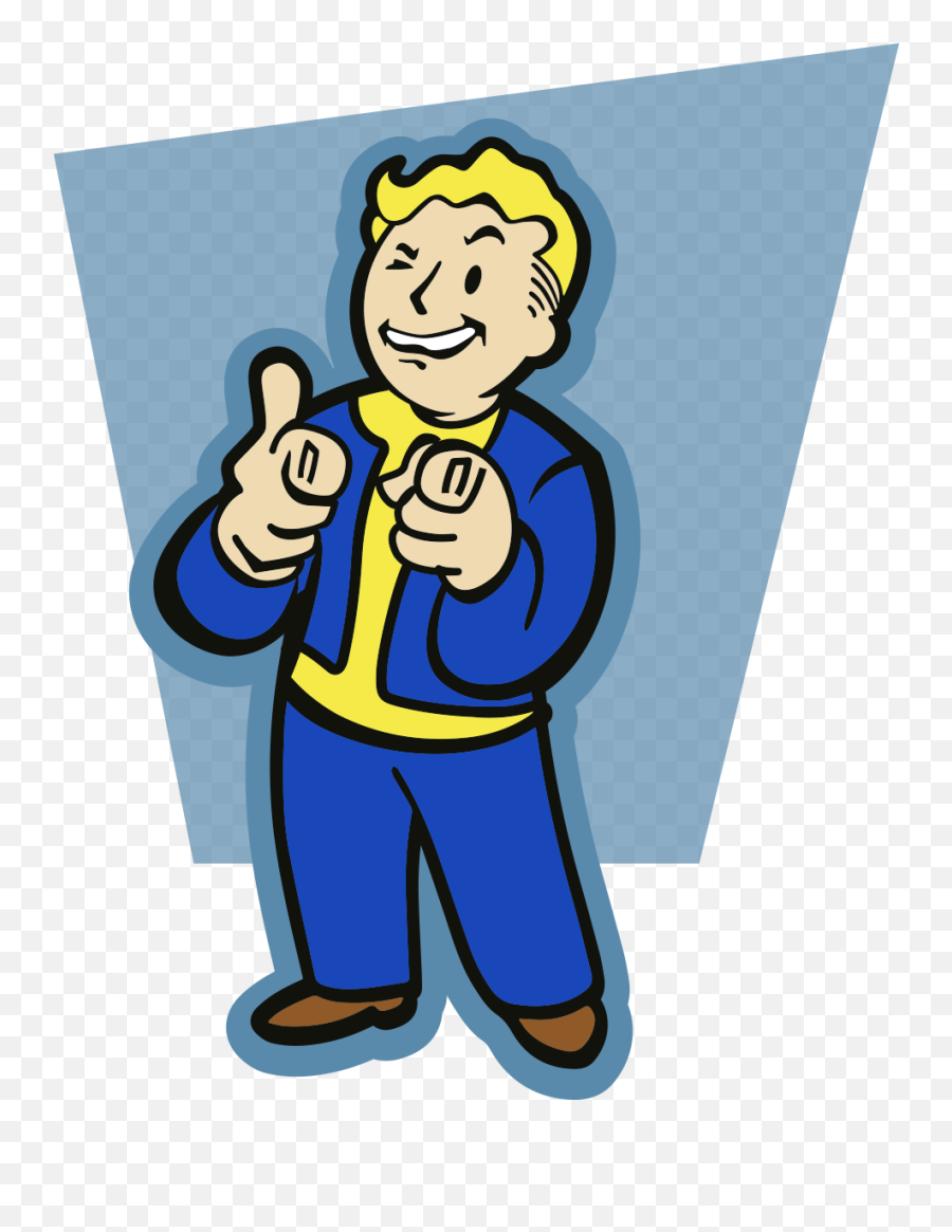 Fallout 4 Vault Boy A5 Notebook Clipart - Vault Boy Charisma Png Emoji,Fallout Guy Emotions