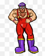 Zangief - Fictional Character Emoji,Waluigi Emoji