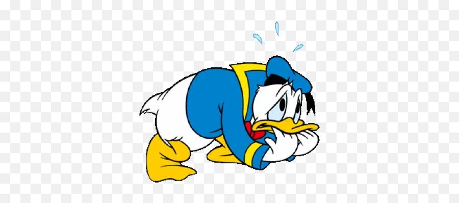Donald Duck Whatsapp Stickers - Donald Duck Whatsapp Sticker Emoji,Angry Donald Duck Emoji