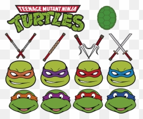 Ninja Turles Svg Ninja Turles Clip Art - Tmnt Revenge Logo Emoji,Ninja Turtle Emoji Download