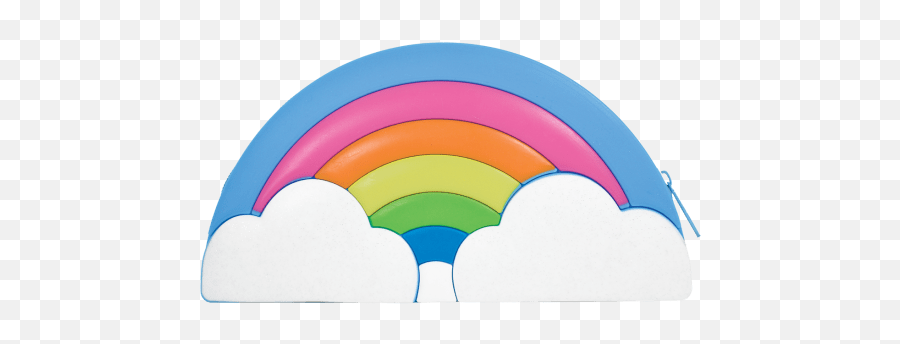Rainbow Silicone Cosmetic Bag - Color Gradient Emoji,Rainbow And Candy Emoji