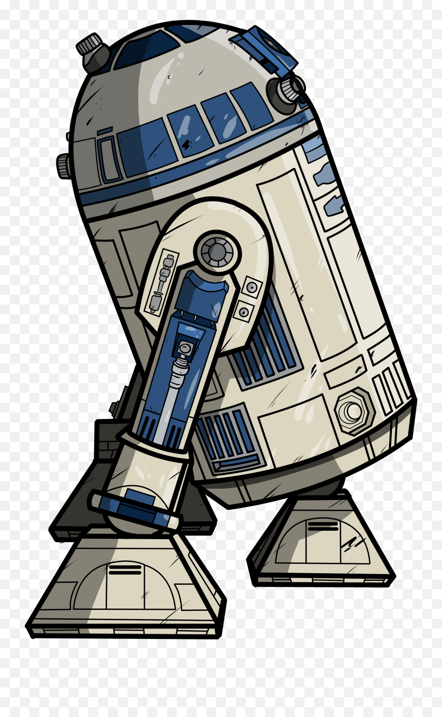 R2 - D2c3poanakinskywalkerstarwarscartoonr2d2 Star Wars Cartoon Png Emoji,Angery Emotion Anakin