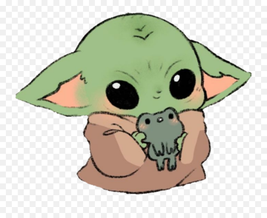 The Most Edited - Baby Yoda Kawaii Emoji,Yoda Emoticon Facebook