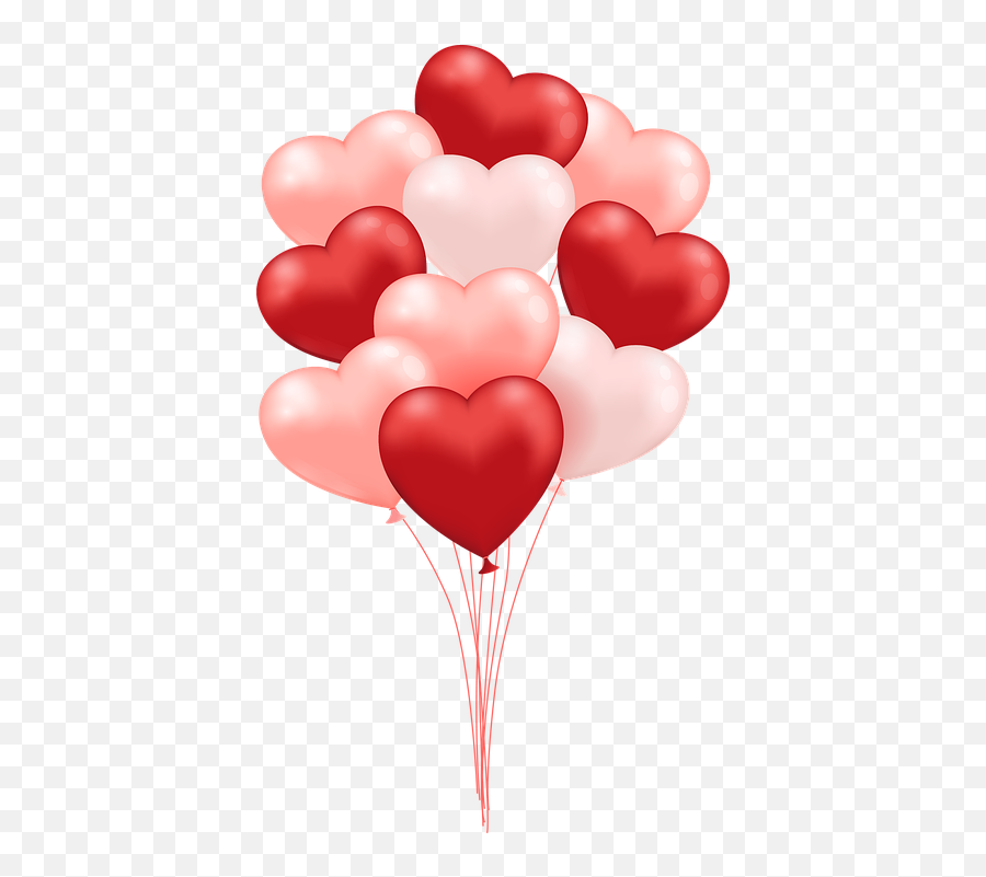 Valentine Balloons Heart - Love Wife Love Happy Anniversary Emoji,Caracter Coração Emotion